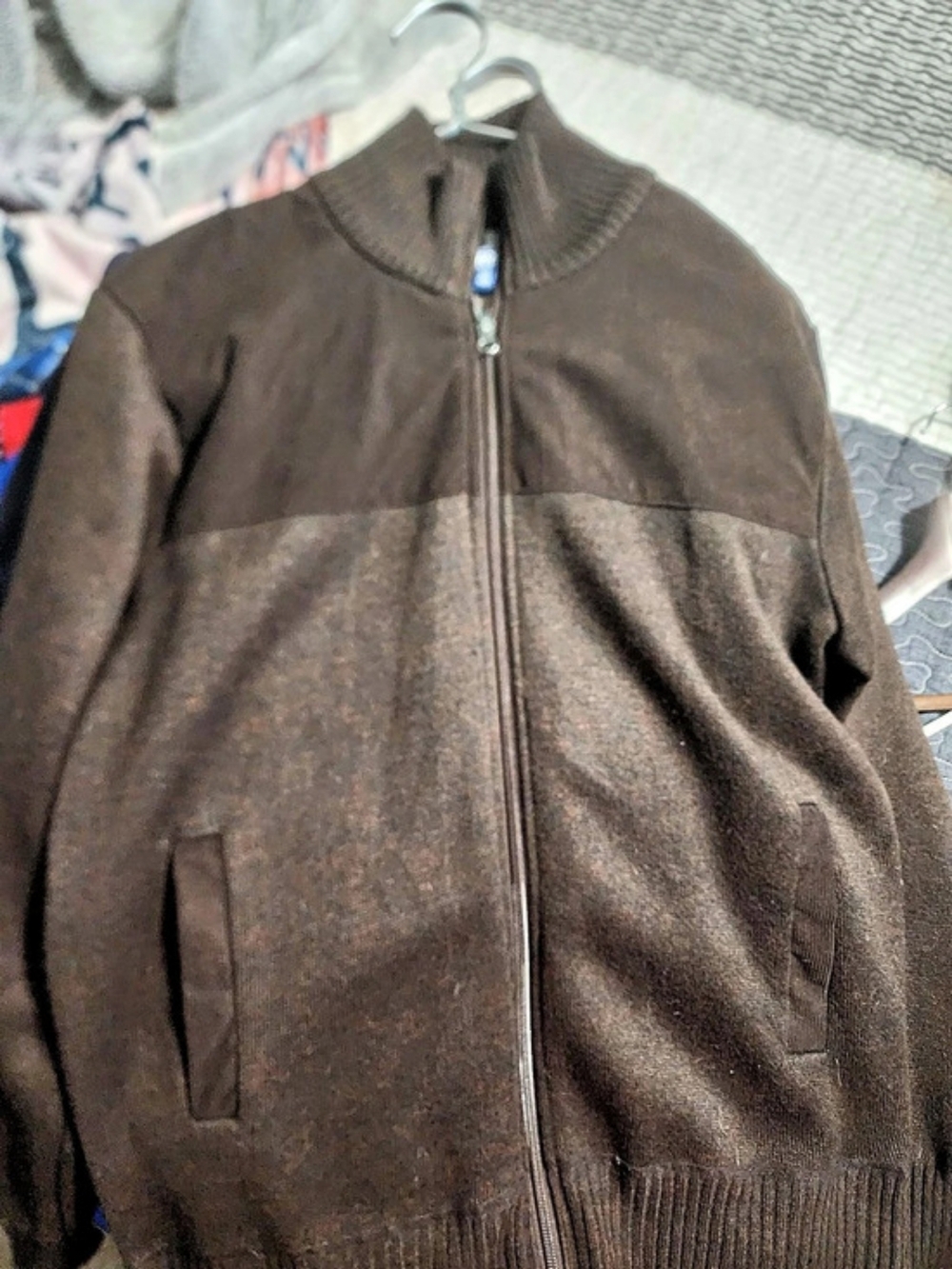 IZOD Plaid Lined Jacket Size Large